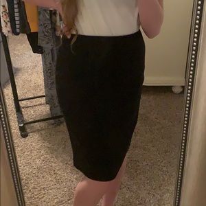 Black Pantsuit skirt, fully lined